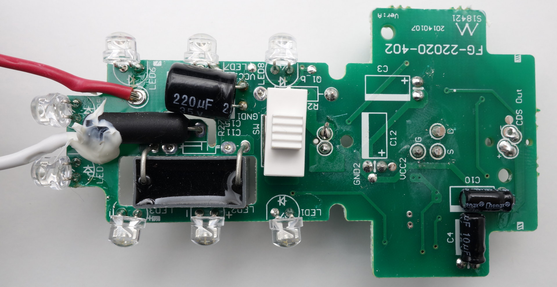 Arlec NL0009 Circuit Board Bottom