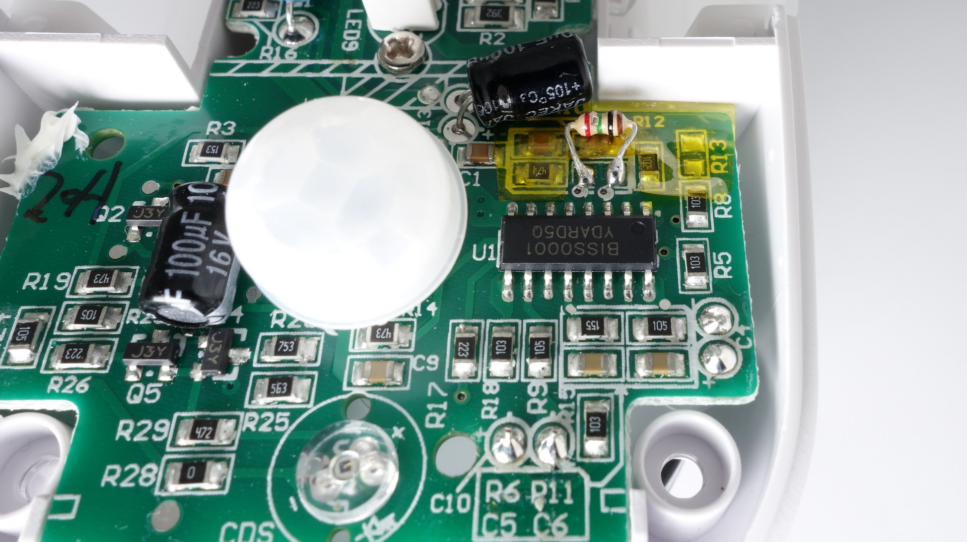 Arlec NL0009 Circuit Board Timer Resistor Modified