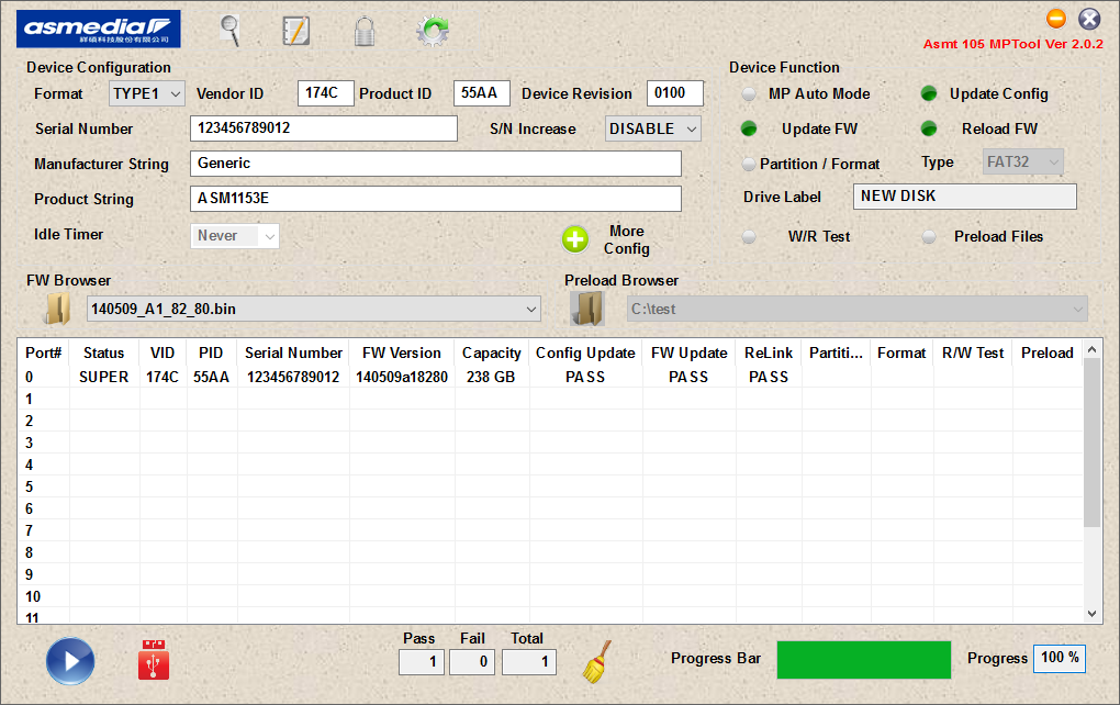 More configuration. ASMT 2105 SCSI Disk device. MPTOOL. ASMT 2105 USB разобрать. MP Tool p/n MPTOOL Hunter.